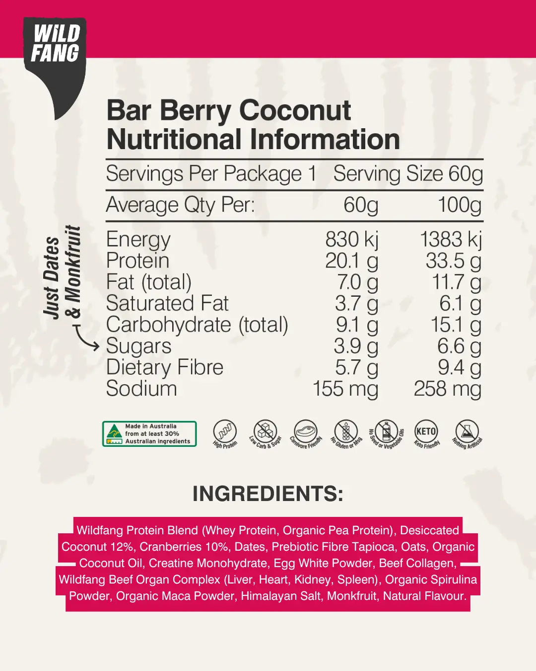 BERRY COCONUT BOX (12 bars)